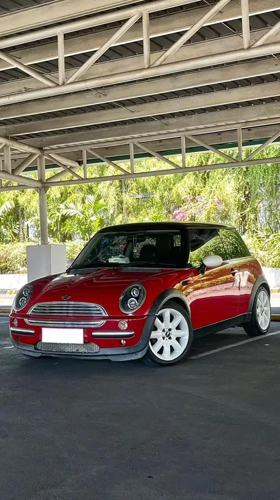 50.000 KM Mini Cooper 1.6 Matic 2003 Merah Plat L