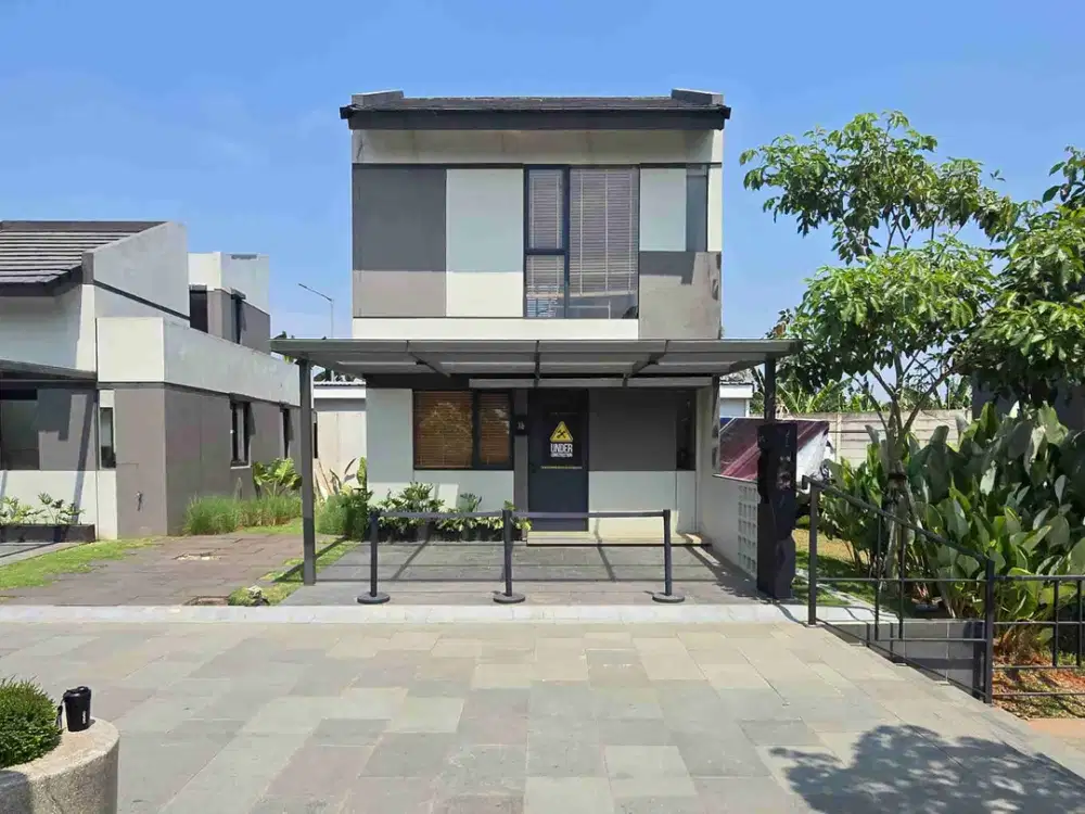 Rumah Dijual Park Serpong tipe X6 Hoek Progres 60%