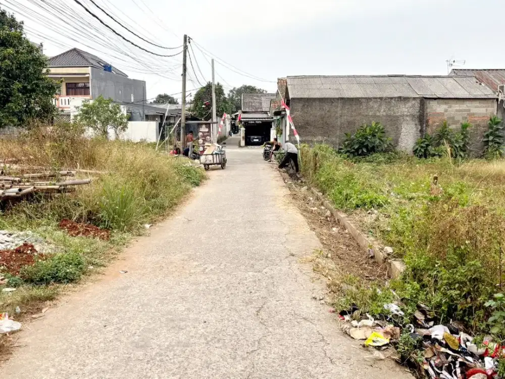 Tanah kosong di bojong kulur kab.bogor dkt jatiasih LT.1683m SHM msk mobil