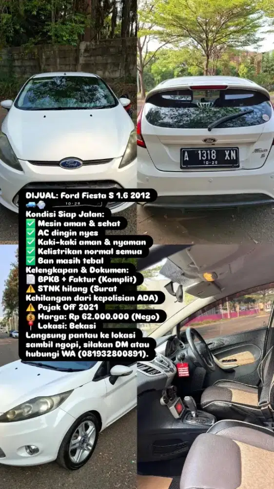 Jual mobil Ford Fiesta