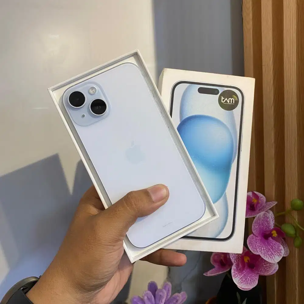iPhone 15 128gb Blue Garansi Resmi