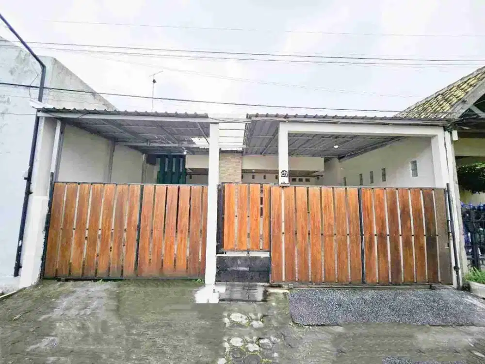 Rumah Cluster Bagus Startegis Dekat Gate In/Exit Dan GOR Manahan
