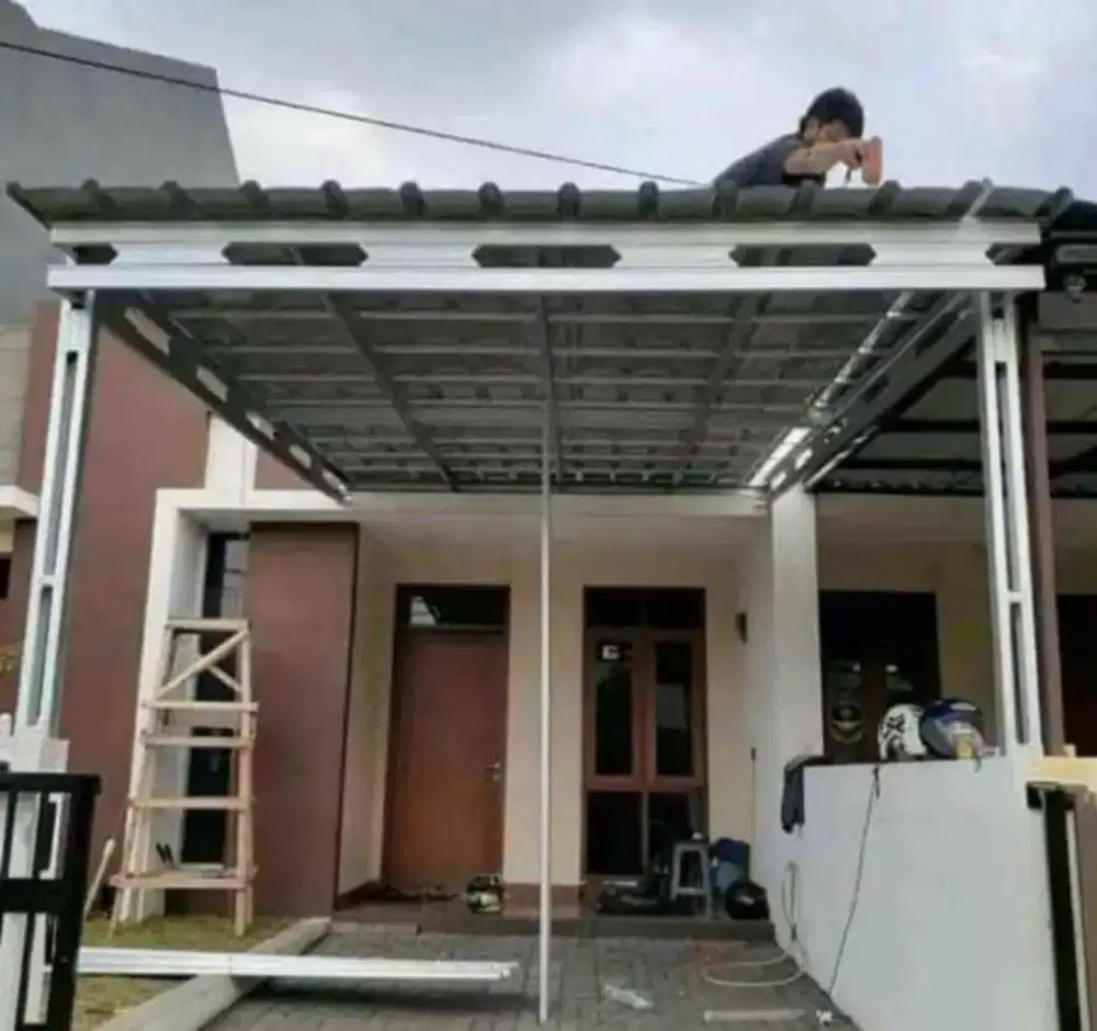 Kanopi rumah modern klasik