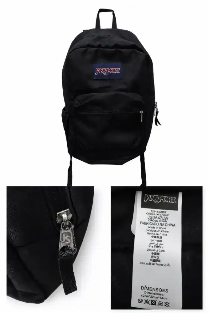 JanSport Cross Town Black Original