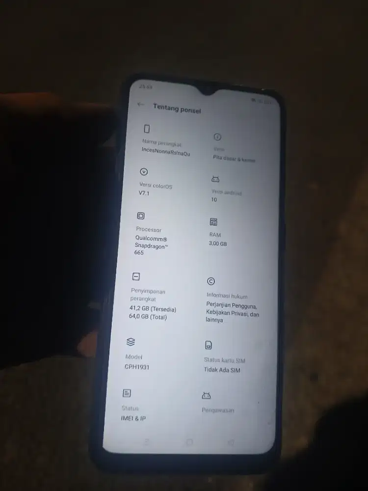 Hp oppo A5 2020