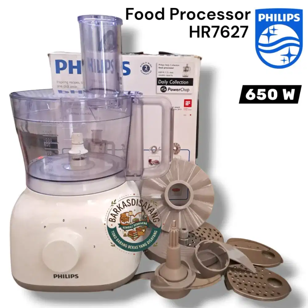 BLENDER FOOD PROCESSOR MAKANAN PHILIPS HR7627 LIKE NEW