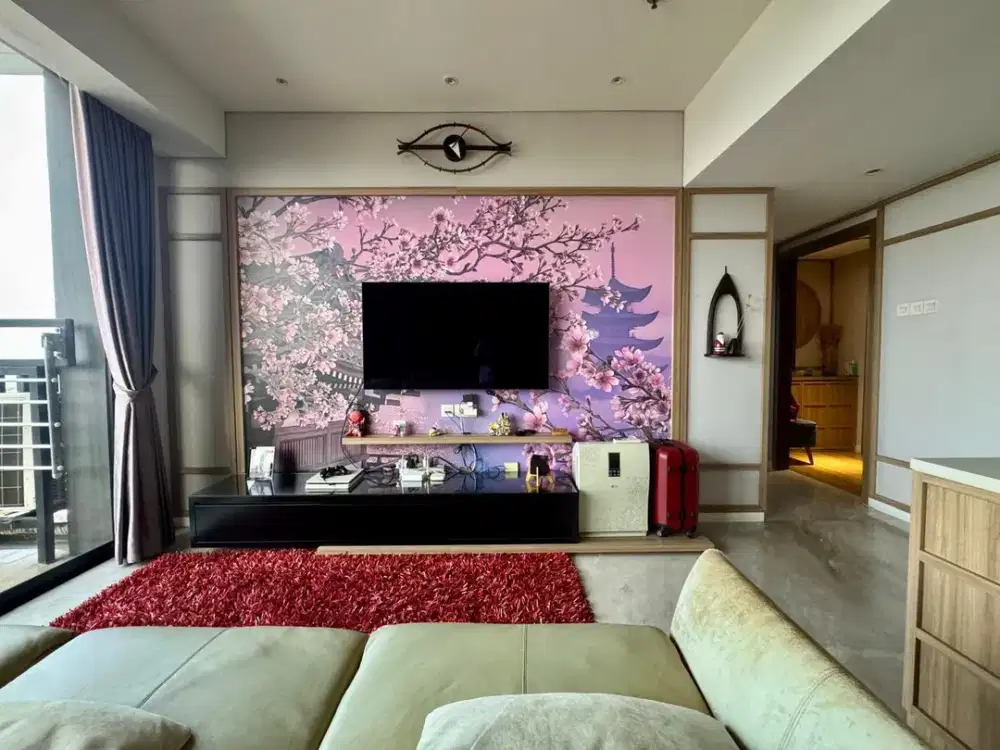 Dijual Apartemen Yukata Alam Sutera 3 BR Full Furnished View Jalan Utama dan Electronic city