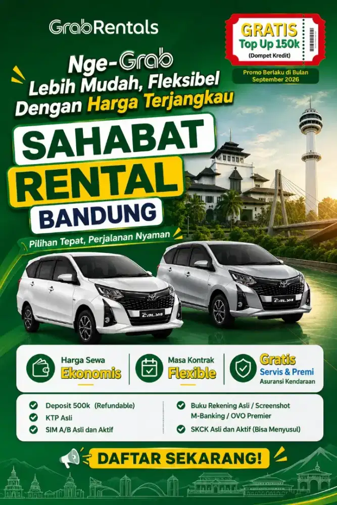 Program Sewa kendaraan untuk Grab