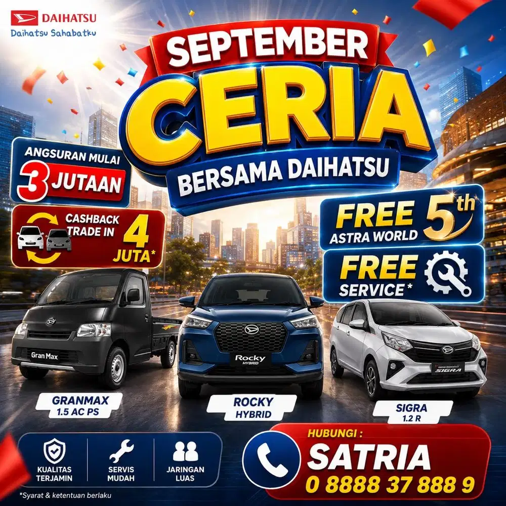 September Ceria bersama Daihatsu