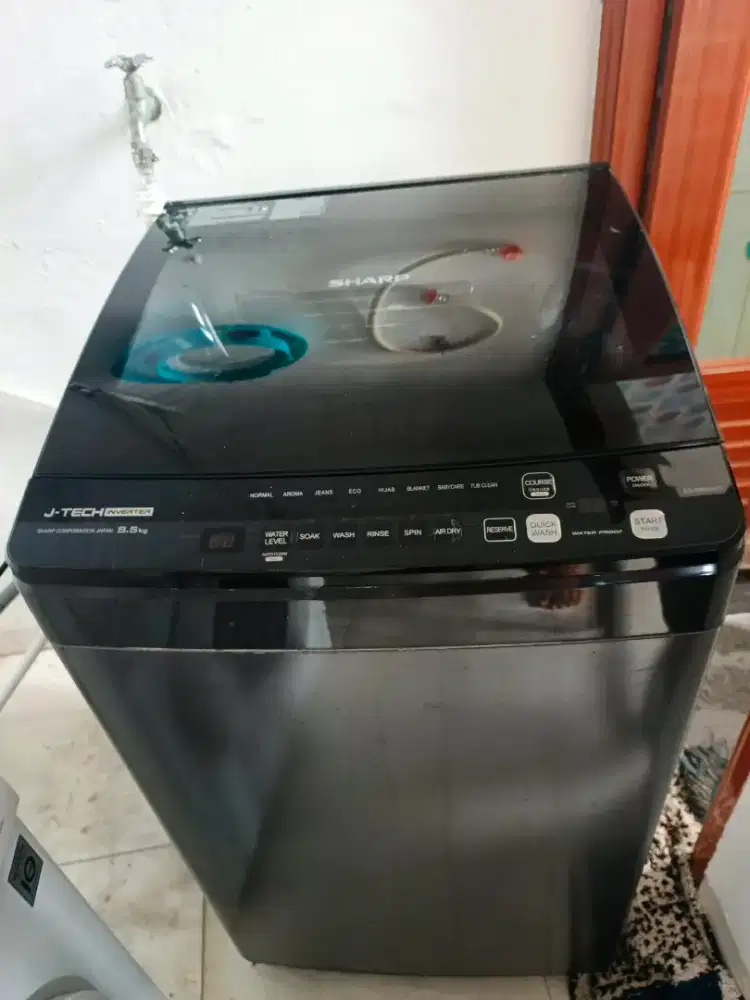 Mesin cuci Sharp 1 tabung top loading kapasitas 8,5kg