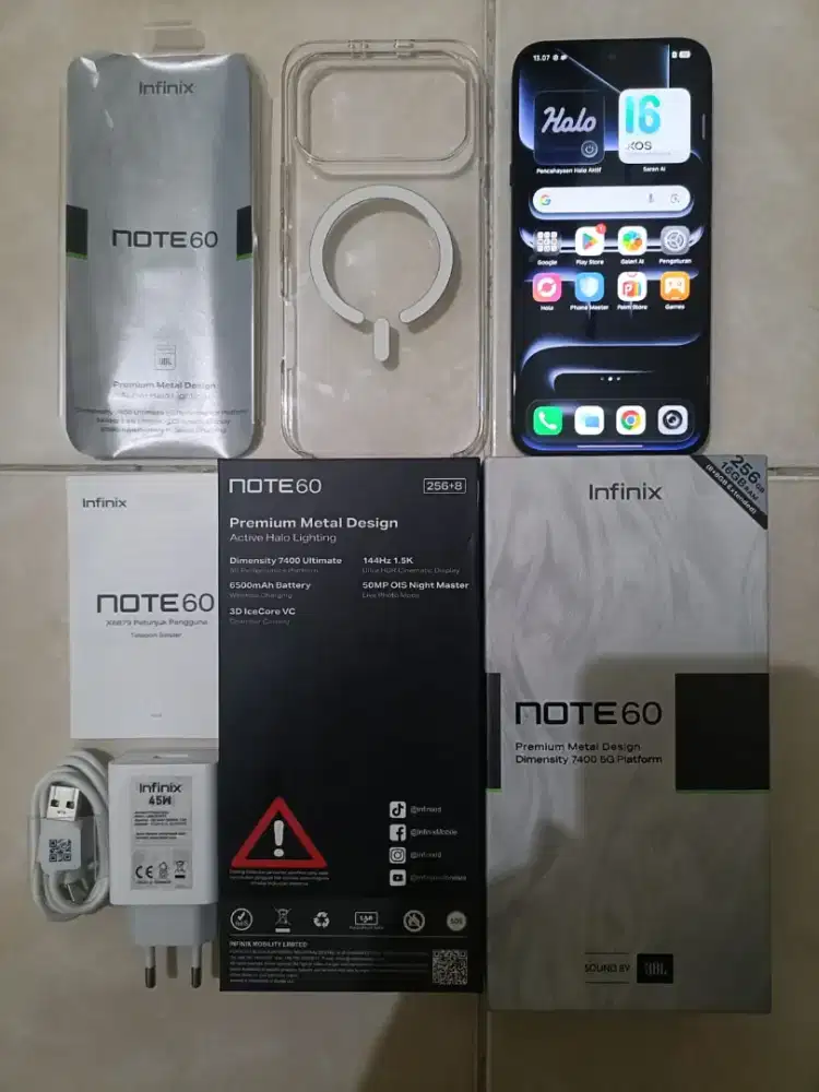 Infinix note 60 seperti baru 8/256