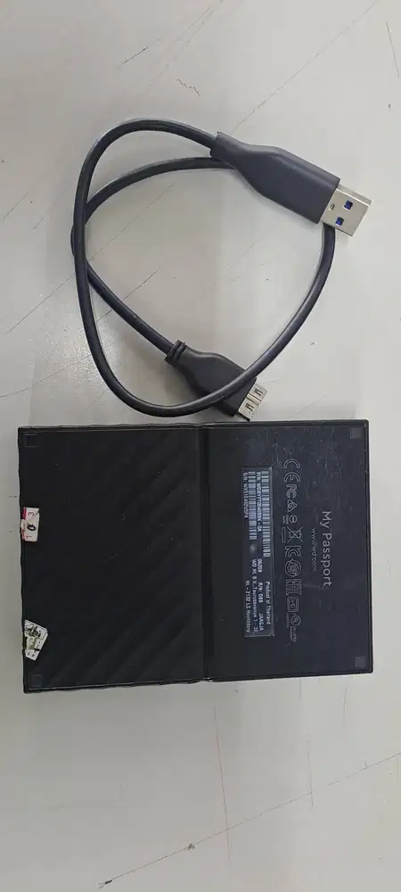 HDD Hardisk eksternal merk WD 4TB