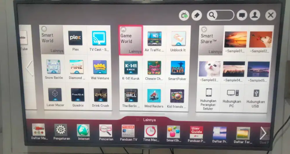 LED LG 55 inc smart TV