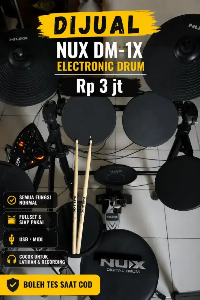 NUX DM-1X Electronic Drum — FOR SALE