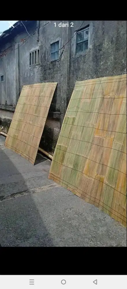 Beragam tirai atau krey