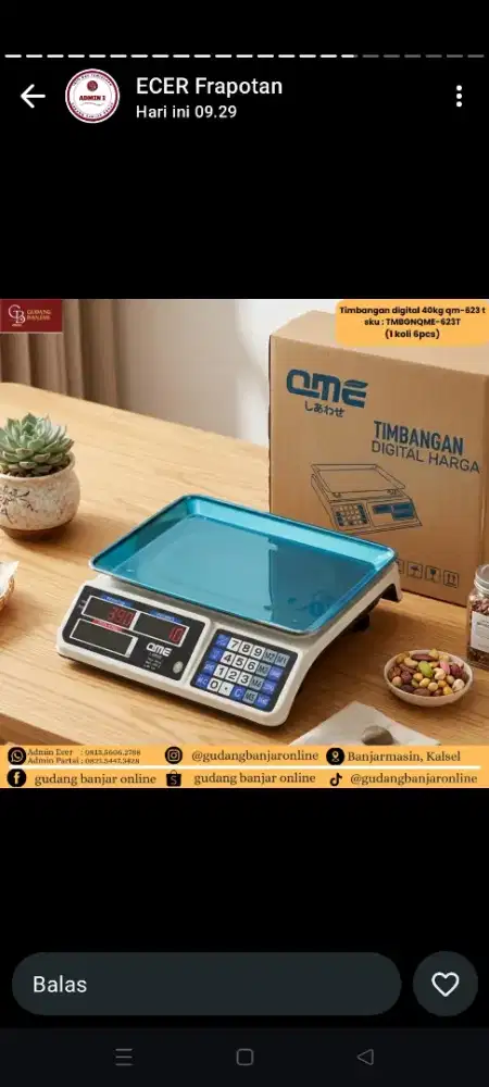 Timbangan digital new baru