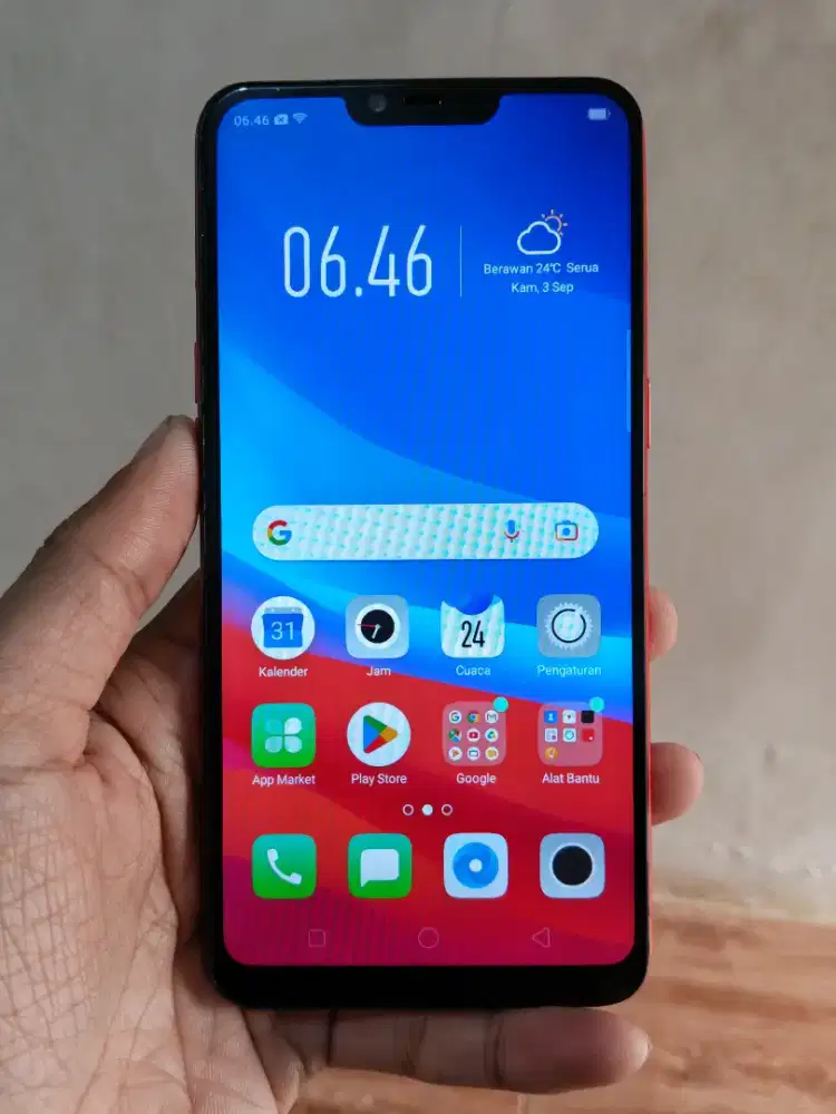Oppo A3S 6/128 merah