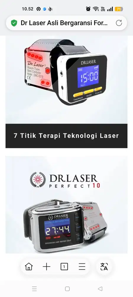Di Jual Dr LASER baru masih disegel jual butuh