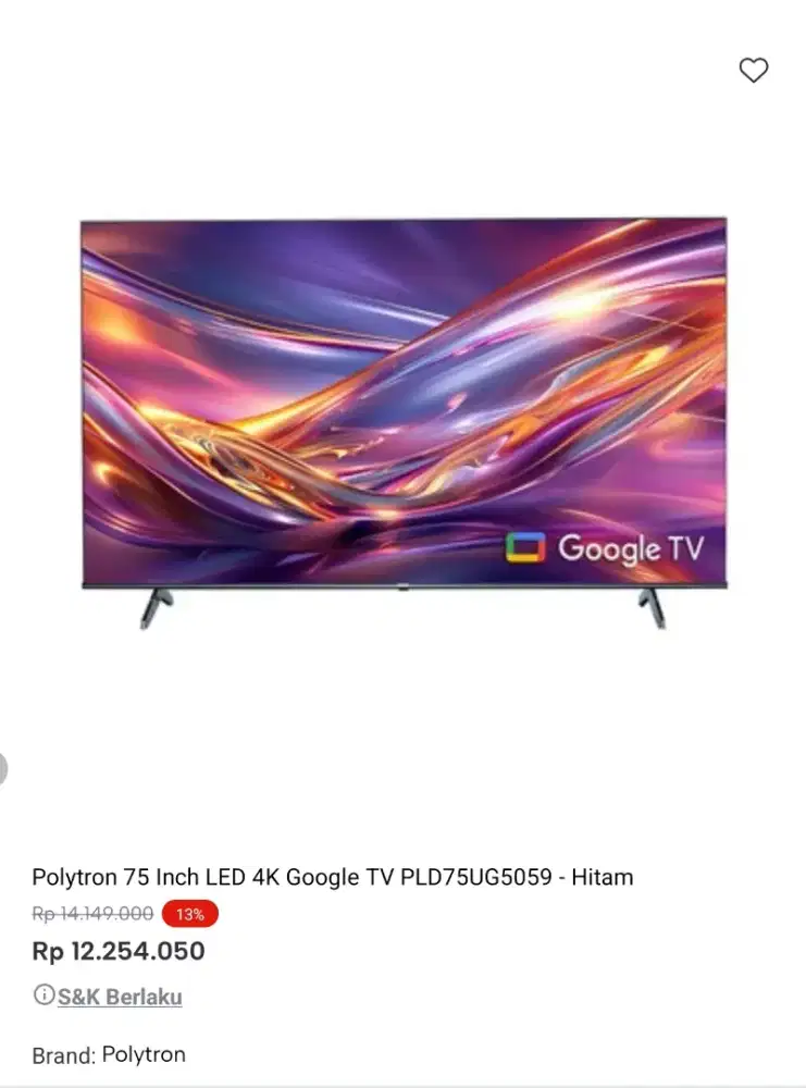 google tv promo bisa cicilan syarat ktp tanpa dp bayar bulan depan