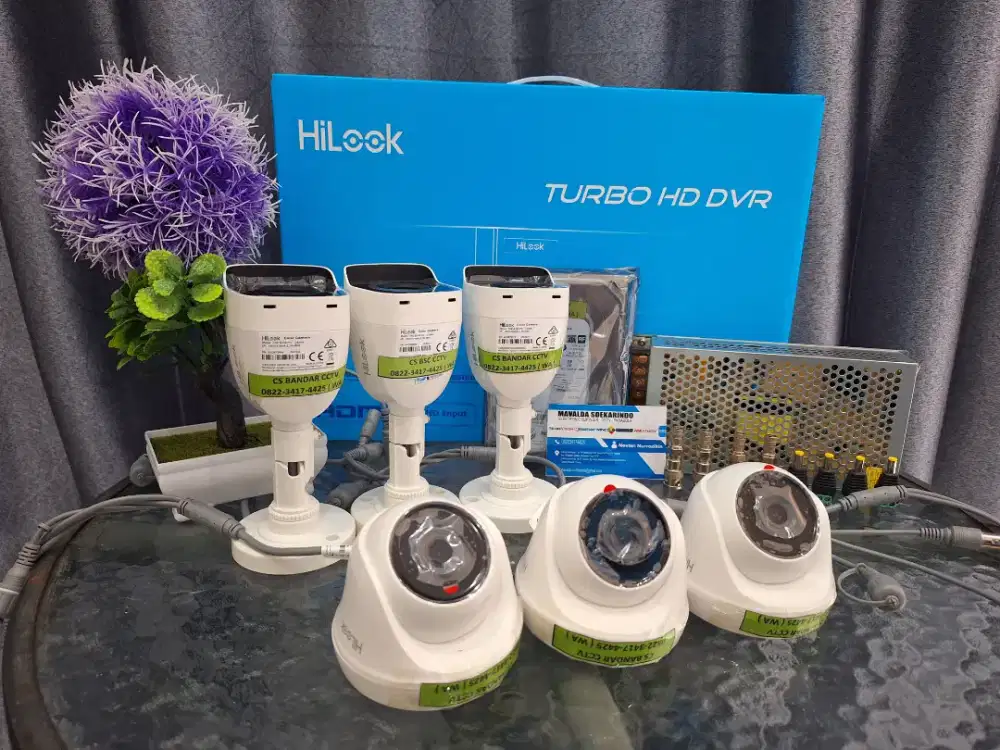 PAKET CCTV KAMERA 2,4,6,8 DENGAN PASANG