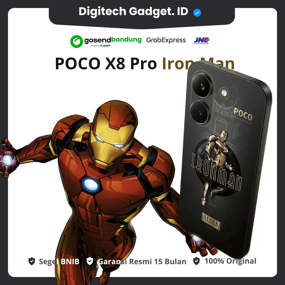 POCO X8 Pro 12GB/512GB Exclusive Iron Man Edition Garansi Xiaomi 15Bln