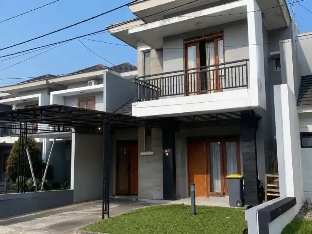 TERJUN PAYUNG ! DIJUAL RUMAH NYAMAN SIAP HUNI DALAM CLUSTER CIKUTRA KOTA BANDUNG