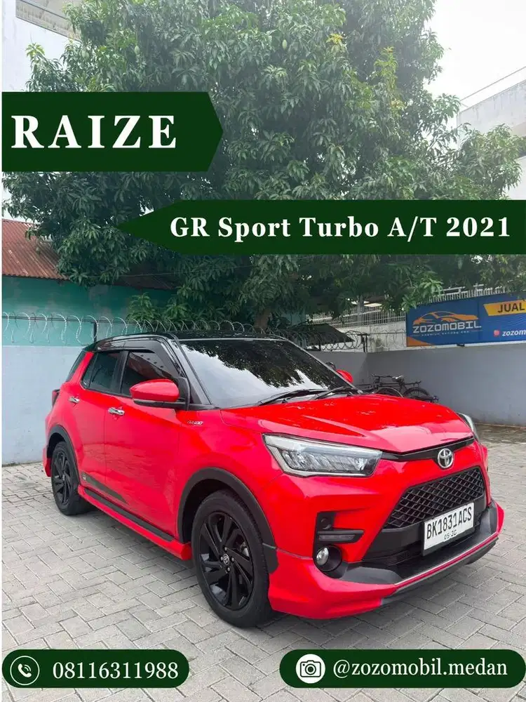 (KM 36rb) Toyota Raize 1.0 GR Sport Turbo 2021
