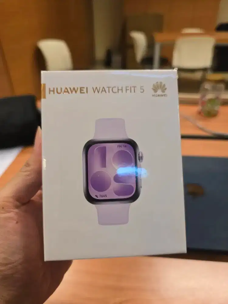 Huawei smart watch 5 ungu baru plus bonus