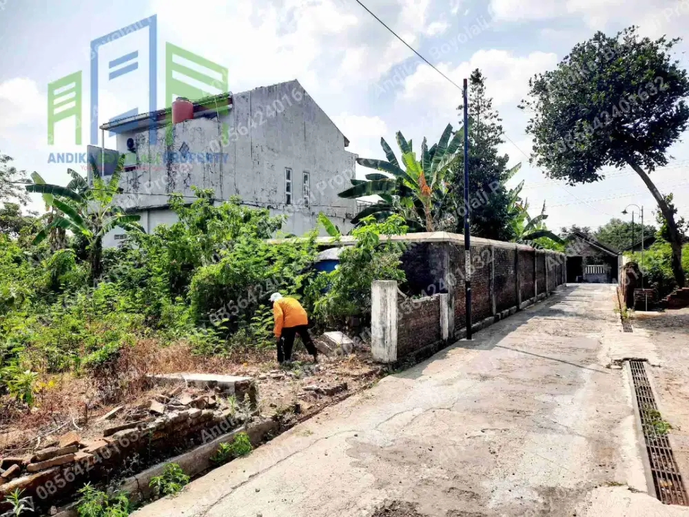Tanah Murah di pedesaan dekat gerbang Tol Klaten