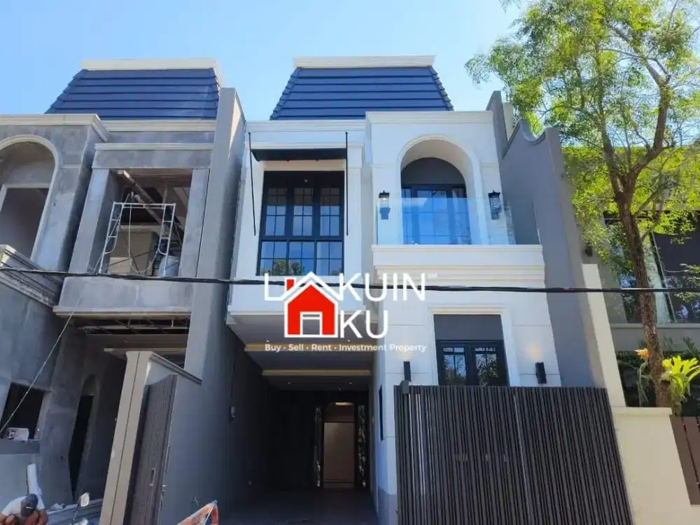 Dijual Rumah Baru American Modern Manyar,Klampis,Menur,Wisma Mukti