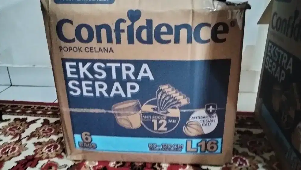 Pampers Dewasa Popok Celana ukuran L merk CONFIDENCE 1 DUS
