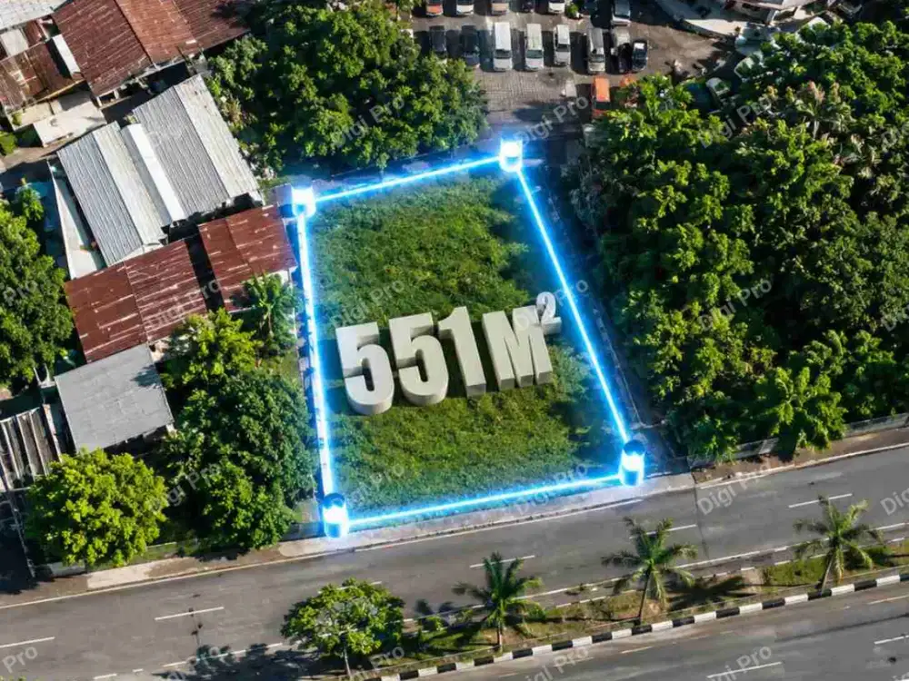 Dijual Tanah Kosong Poros Utama Jl. AP. Pettarani. SHM, Tembok Keliling
