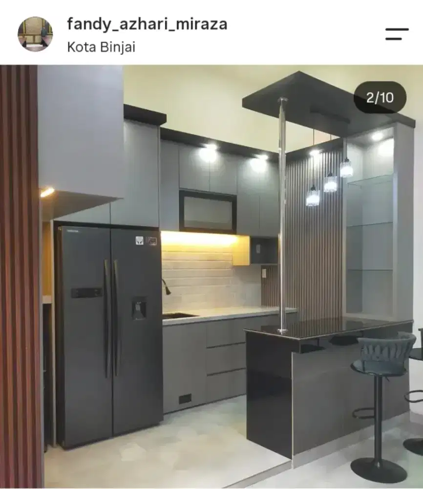 Meja Bar Kitchen Set