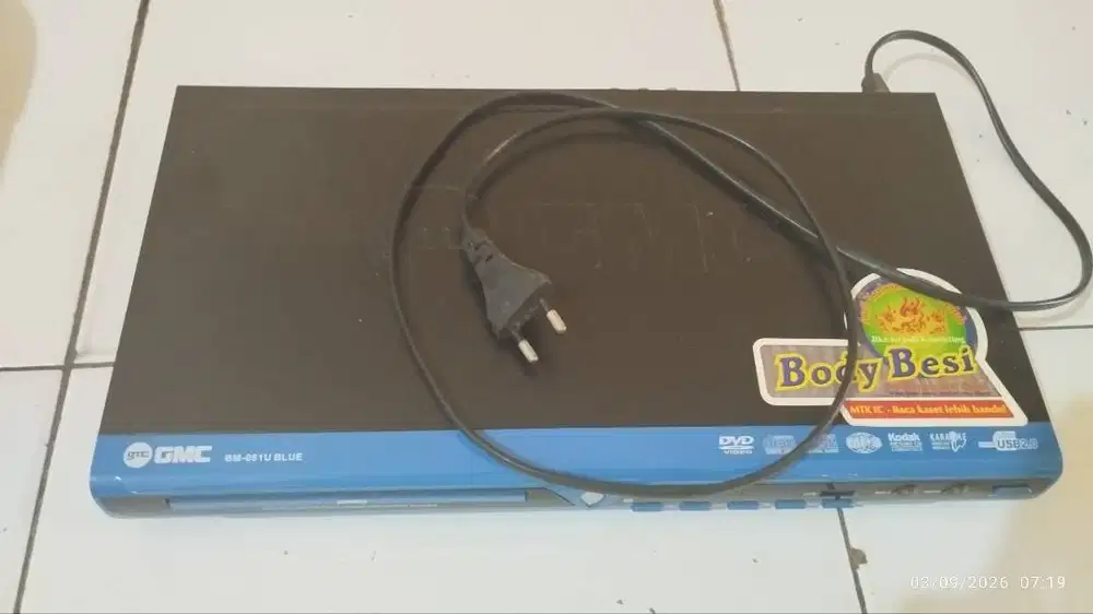 VCD pemutar VCD merk gmc