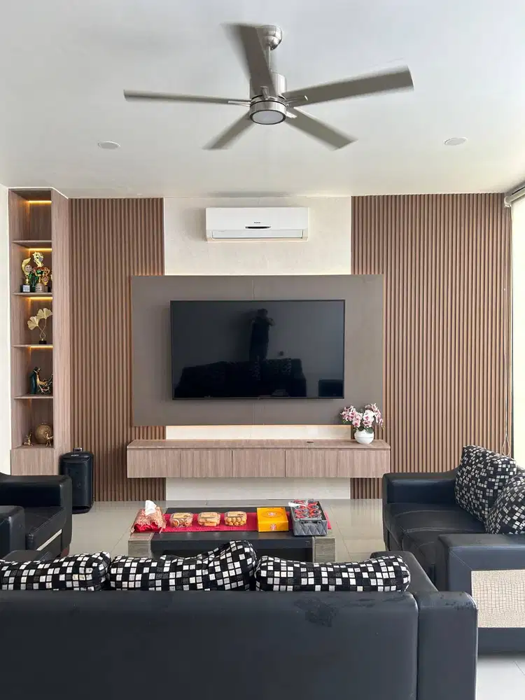 BACKDROP TV MINIMALIS, CUSTOM