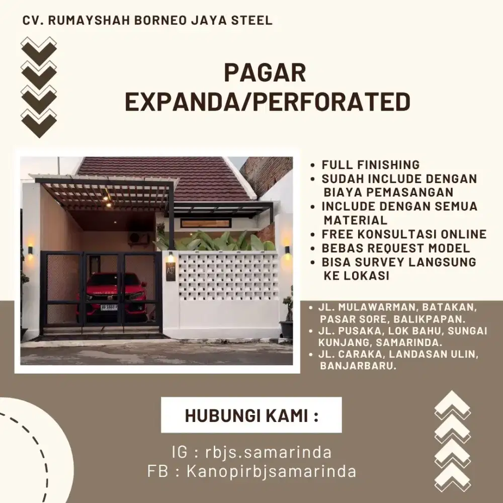 Pagar Perforated