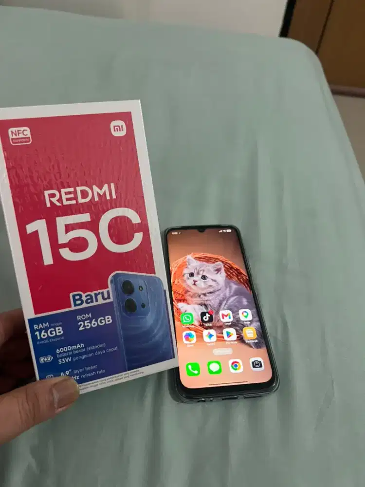 xiomi redmi 15c like new 98 persen