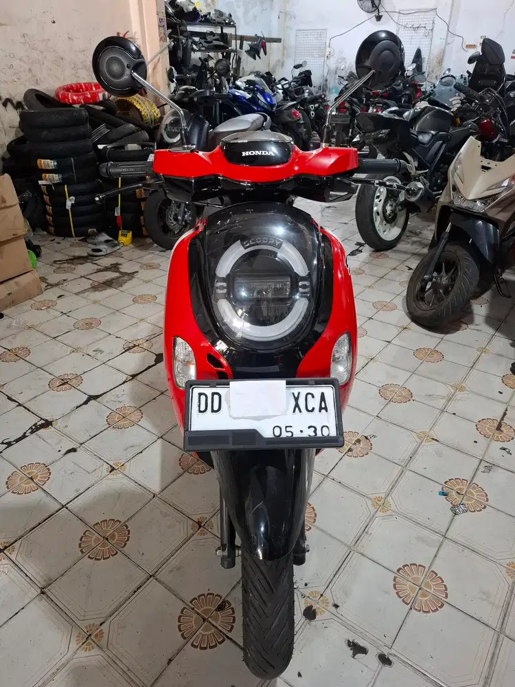 Honda Beat Scoopy 110cc 2025 Merah Hitam
