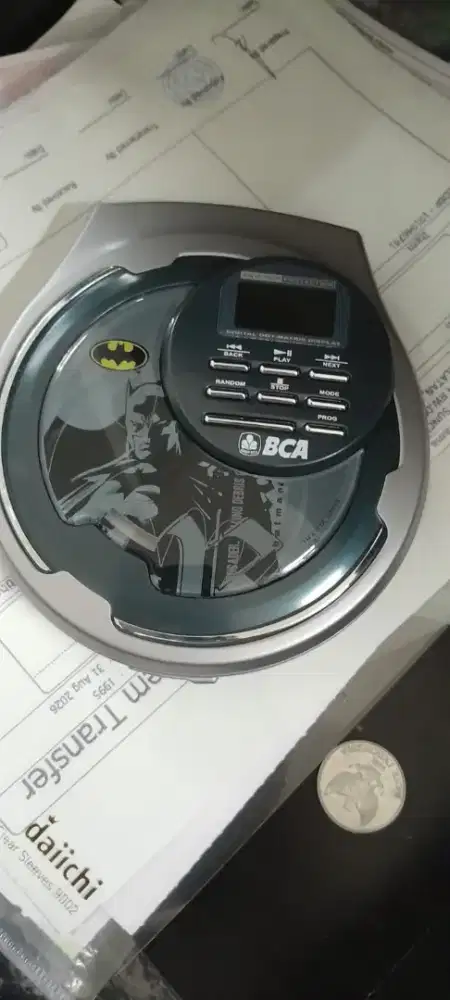 Discman / Portable CD Player BCA edisi Batman