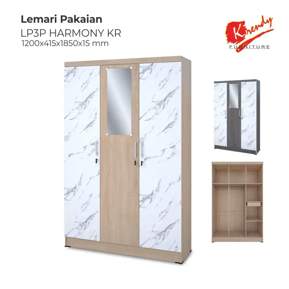 Lemari 3 pintu dan 4 pintu