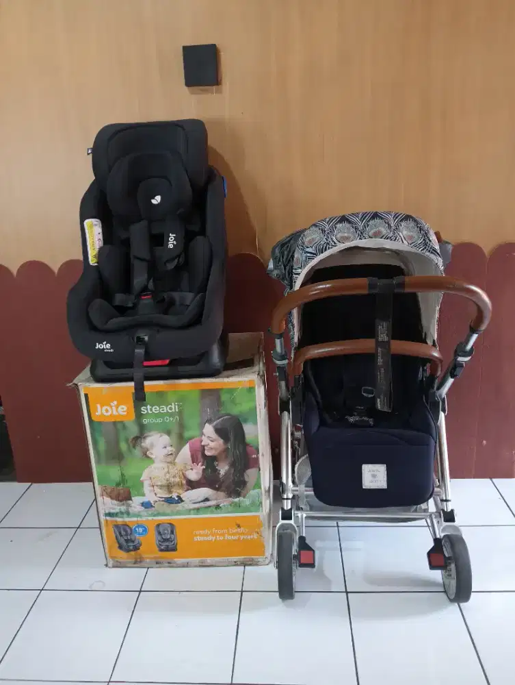 Borongan stroller mamas papas dan carseat joie