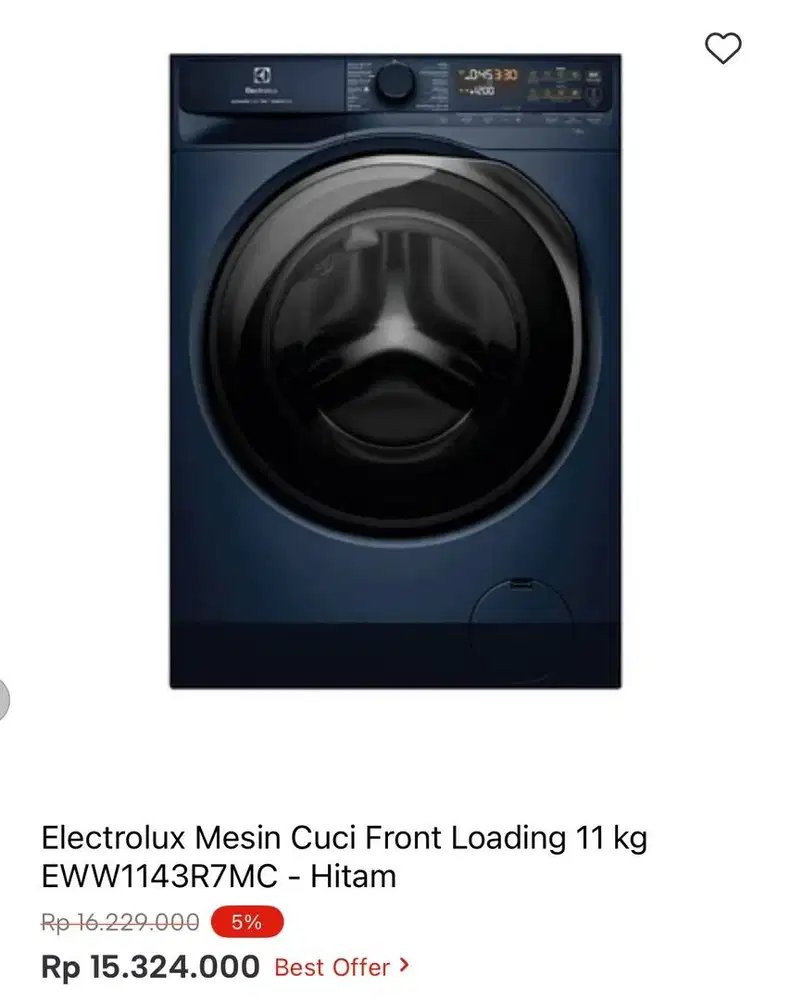 WM FRONT LOAD ELECTROLUX 11kg