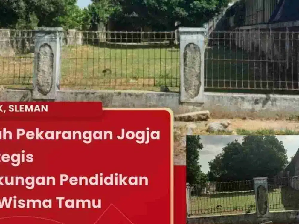Tanah strategis 796m2 lingkungan kampus
