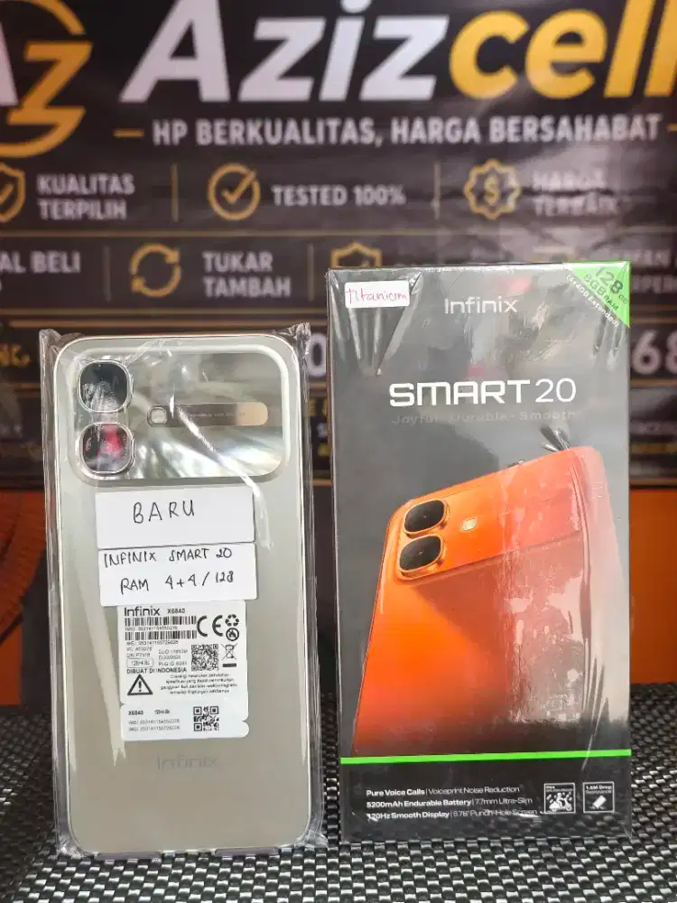 BARU INFINIX SMART 20 RAM 4+4/128