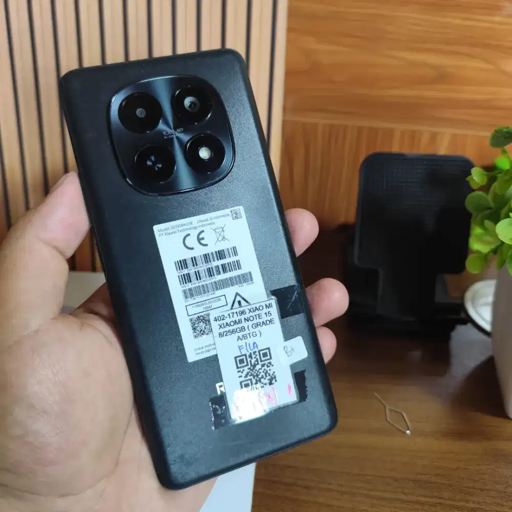 Redmi note 15 4G ram 8/256 hp dan casan mulus