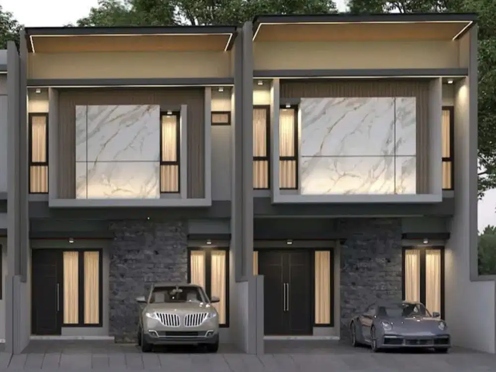 Rumah 2 Lantai Bagus SHM Minimalis di Manyar Rejo