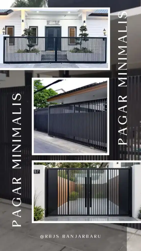 Pagar minimalis classic