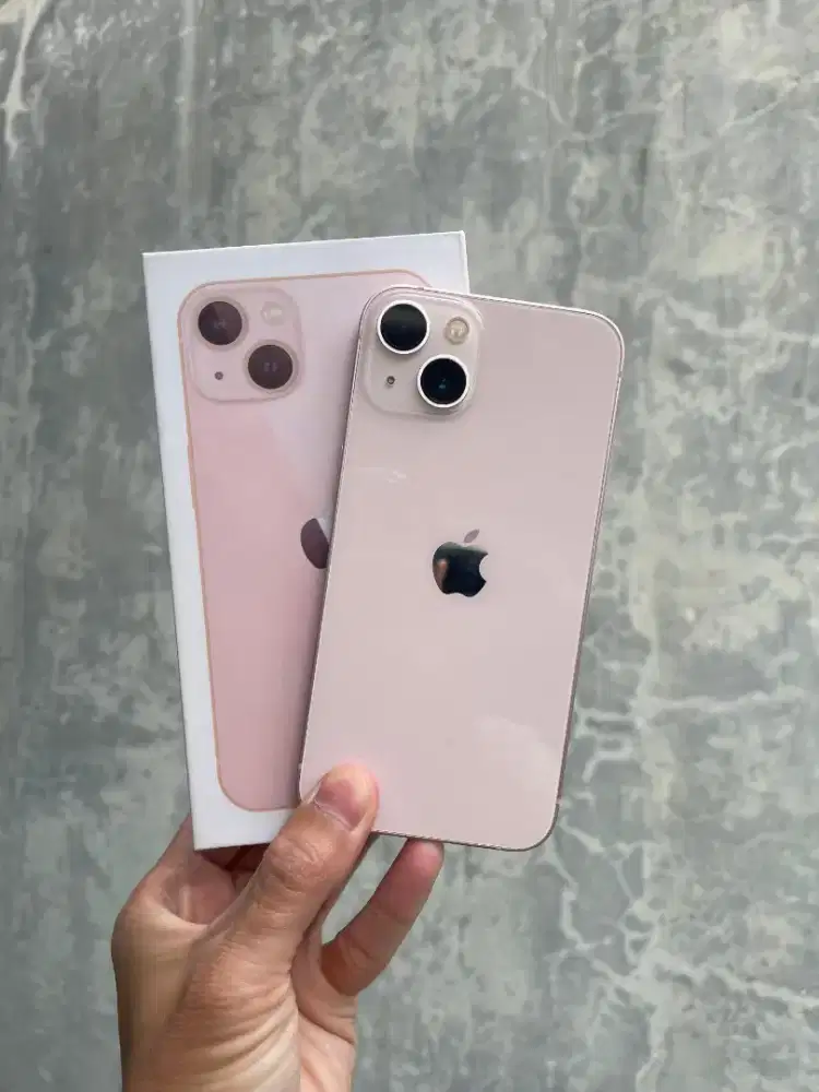 Apple iPhone 13 Inter 128GB Pink — Mulus Fullset Wi-Fi Only