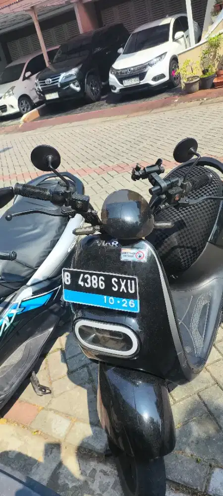 Viar Q1 warna hitam normal mulus