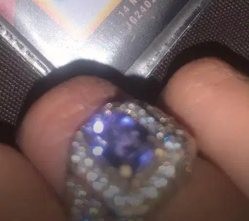 Cincin Natural Color Change Fluorite 1.68ct Sertifikat JG Lab